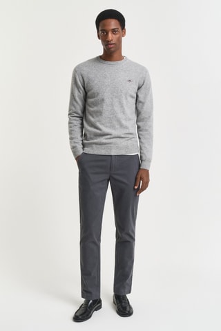 Calças chino slim - Antracite