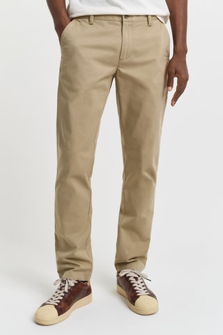 Calças chino slim - Bege