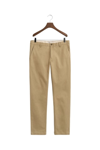 Calças chino slim - Bege