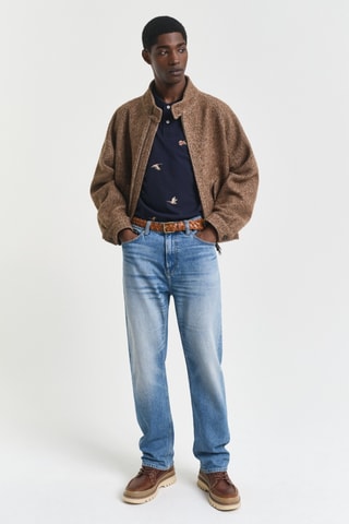 Polo regular - Azul-marinho