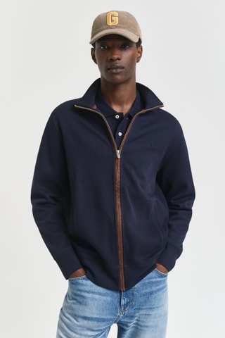 Casaco de malha regular - Azul-marinho