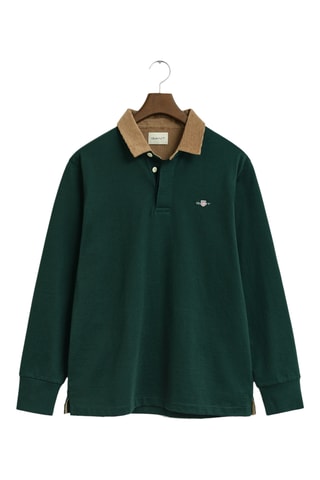 Polo regular - Verde-escuro