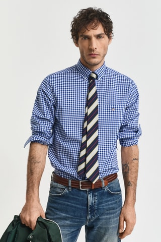 Camisa regular - Azul
