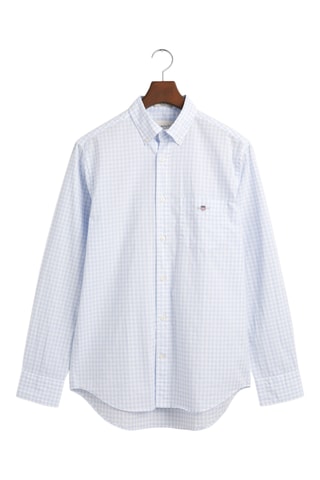 Camisa regular - Azul-claro