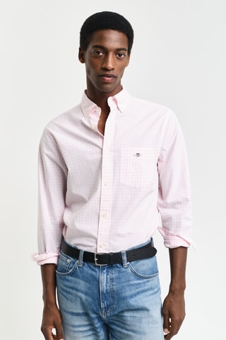 Camisa regular - Rosa