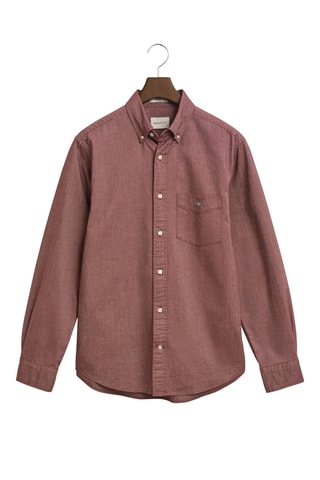 Camisa regular - Vermelho