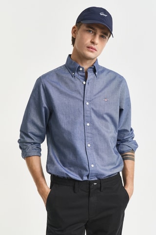 Camisa slim - Azul