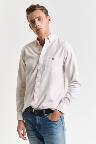Camisa regular - Rosa-pálido