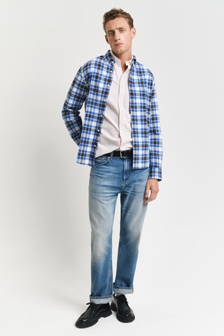 Camisa regular - Rosa-pálido