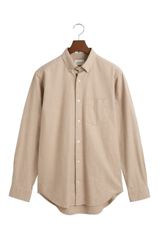 Camisa regular - Bege