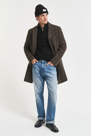 Camisola regular - Preto