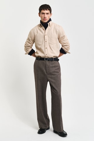 Camisa regular - Bege