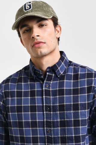 Camisa regular - Azul