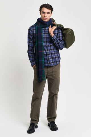 Camisa regular - Azul