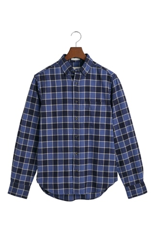 Camisa regular - Azul