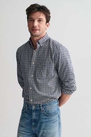 Camisa regular - Azul