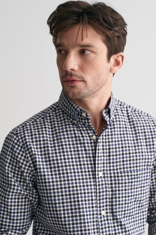 Camisa regular - Azul