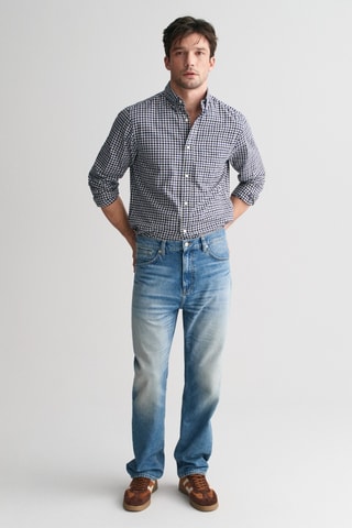 Camisa regular - Azul