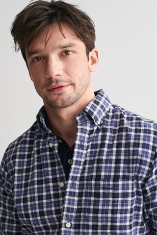 Camisa regular - Azul