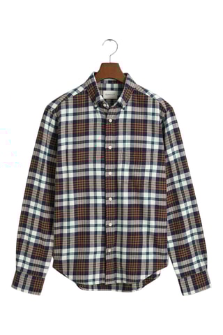 Camisa regular - Castanho