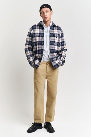 Sobrecamisa regular - Azul