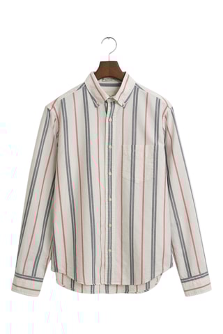Camisa regular em algodão biológico - Cru