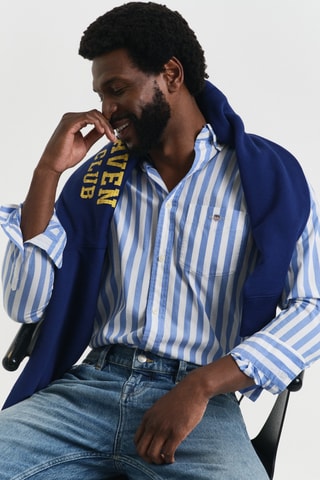 Camisa regular - Azul