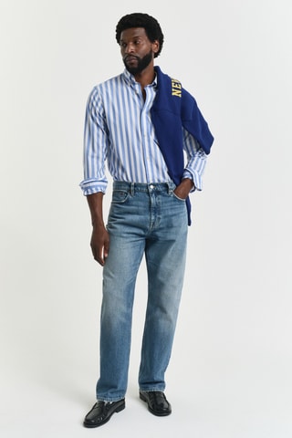 Camisa regular - Azul