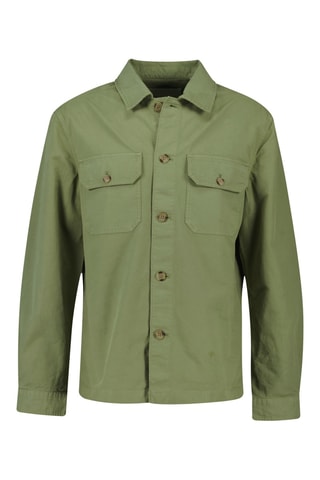 Sobrecamisa regular - Verde-azeitona