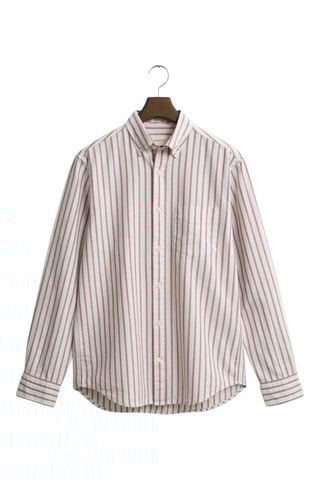 Camisa regular em algodão biológico - Branco