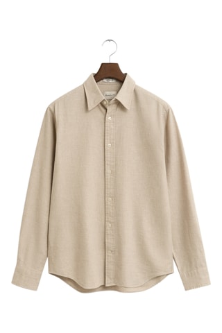 Camisa regular - Bege