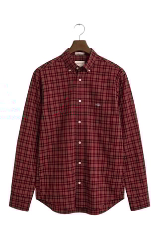 Camisa regular - Vermelho
