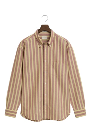 Camisa relaxed em algodão biológico - Rosa