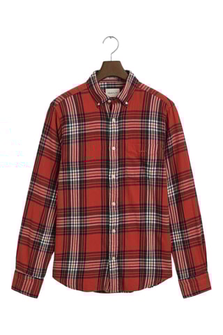 Camisa regular - Vermelho