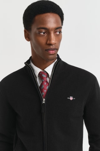 Casaco de malha regular - Preto