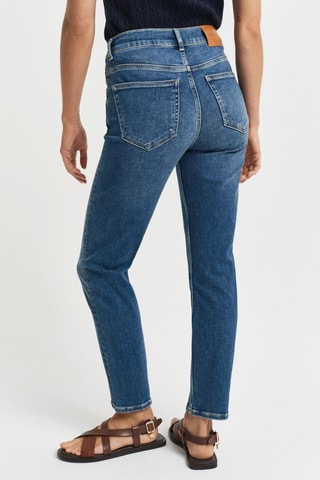 Calças de ganga slim - Azul