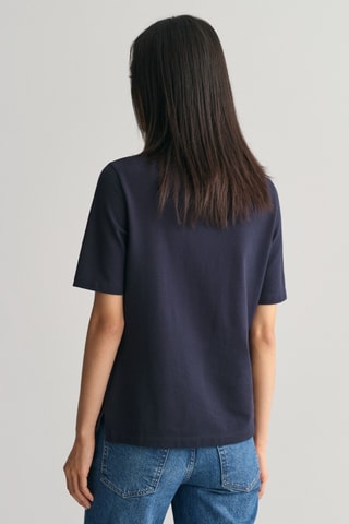 Polo slim - Azul-marinho