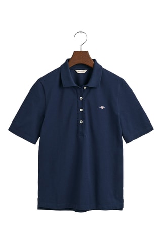 Polo slim - Azul-marinho