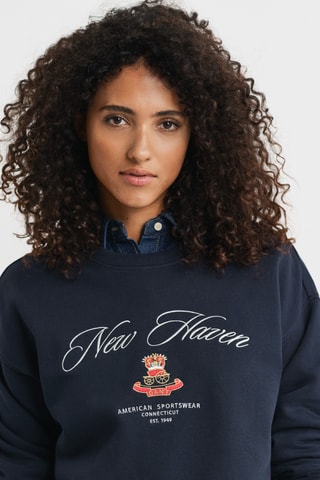 Sweat regular - Azul-marinho