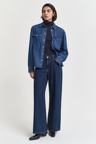 Camisola interior regular - Azul-marinho