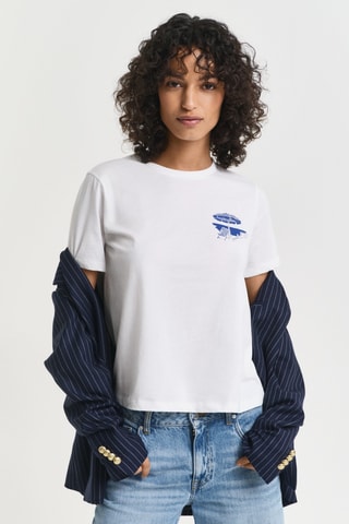 T-shirt regular - Branco