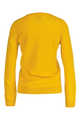 Camisola regular em lã - Amarelo