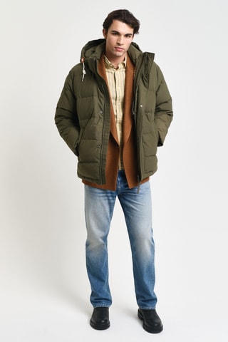 Blusão regular ­- Caqui