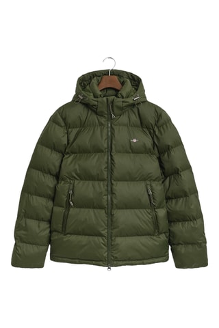 Blusão regular ­- Verde-escuro