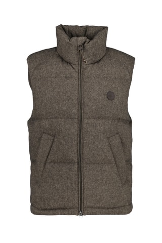 Colete em lã - Castanho