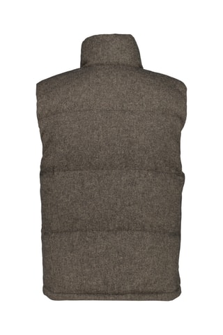 Colete em lã - Castanho