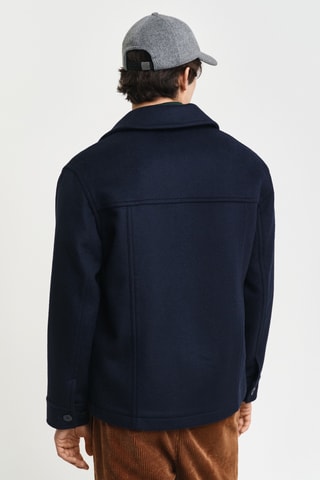 Casaco regular - Azul-marinho