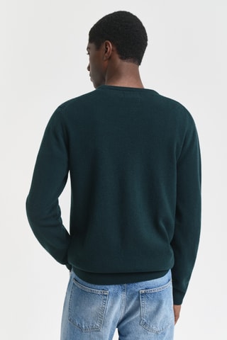 Camisola regular - Verde-escuro