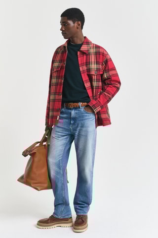 Camisola regular - Verde-escuro