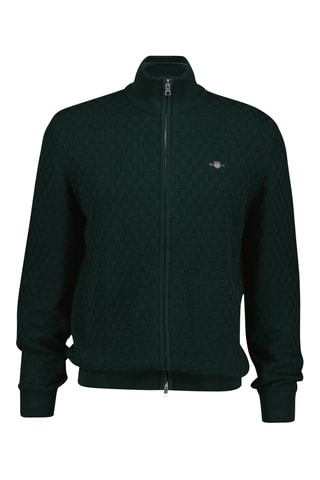 Casaco regular em algodão biológico - Verde-escuro